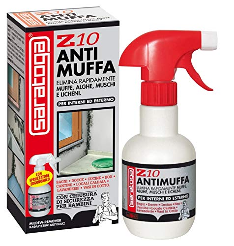 Saratoga Z10 Antimuffa Spray Igienizzante ad Azione Rapida per Pareti e Interni